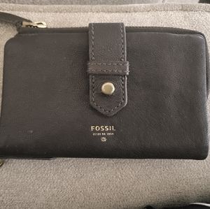 Fossil leather wallet